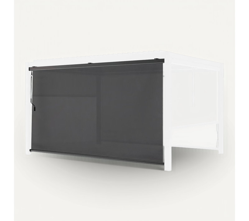 Store Pergola Bioclimatique - 367 X 208 Cm - Gris Anthracite