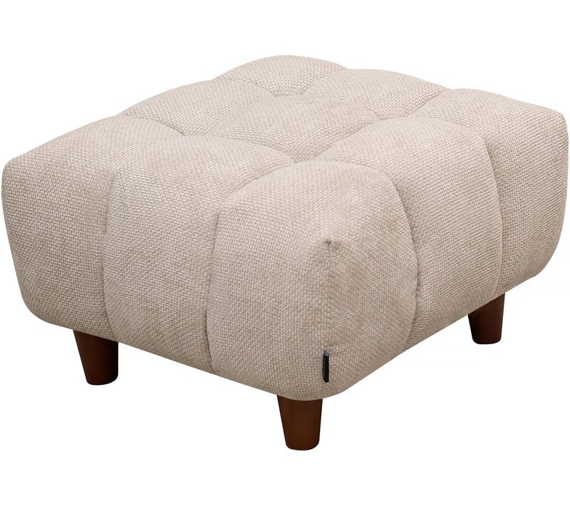 Ottoman Pour Canapé Droit "matignon" - 70 X 70 X 46 Cm - Beige