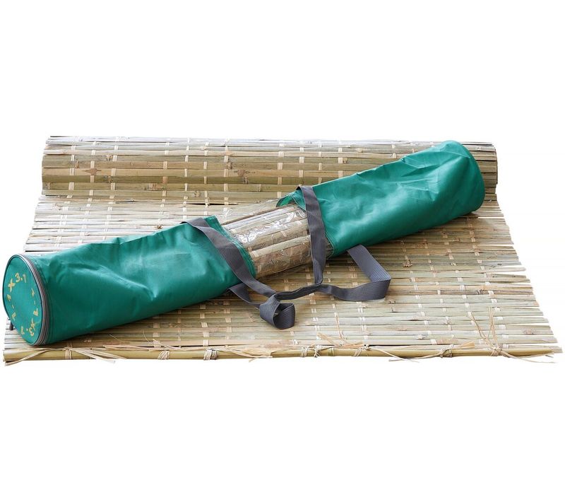 Rouleau De Bambou 160 X 310 Cm Avec Fil De Coton "haya"