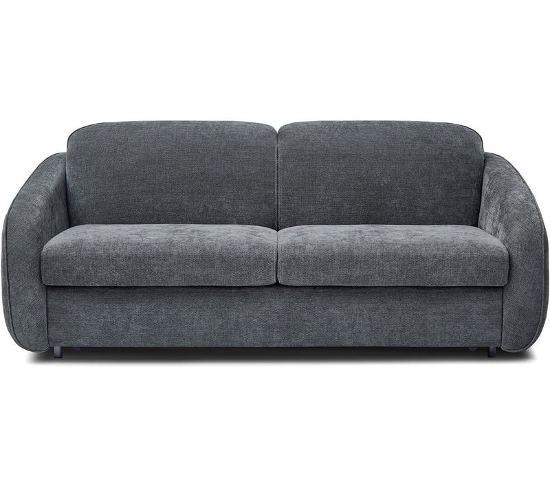 Canapé Lit Convertible Express En Tissu Texturé "laurie" - 202 X 107 X 85 Cm