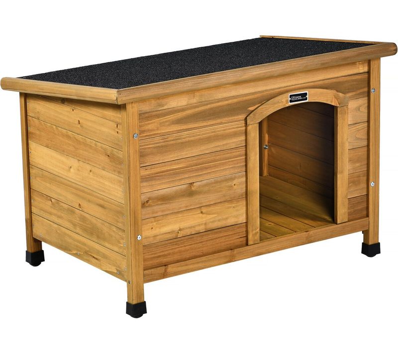 Niche Pour Chien En Bois "max" - 85 X 57 X 58 Cm - Marron