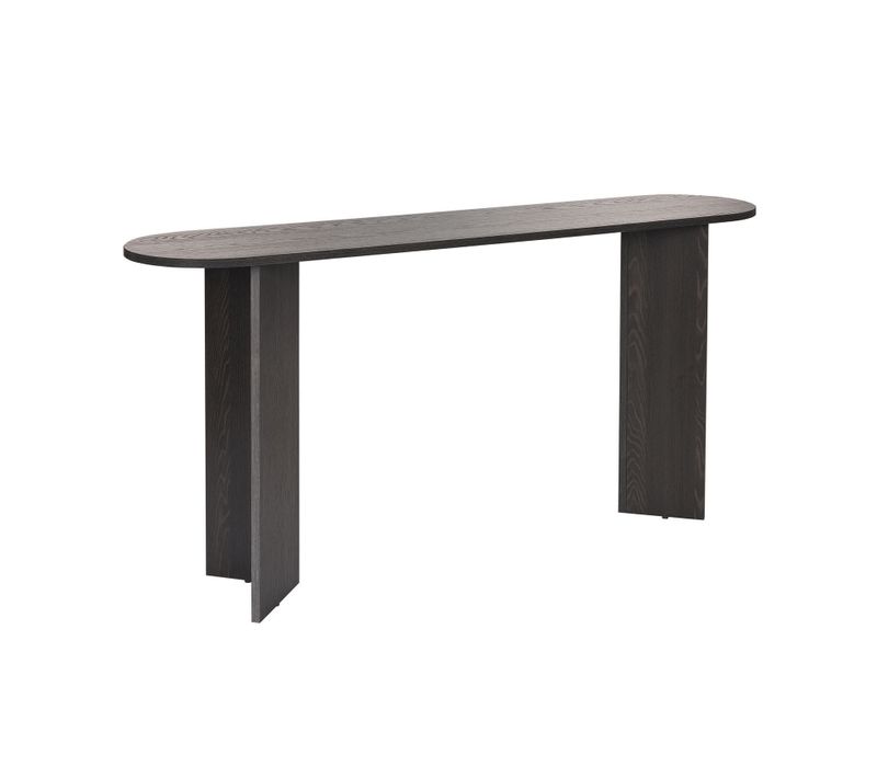 Table Console En Bois "sira" - 35 X 150 X 75 Cm - Lumière Noire