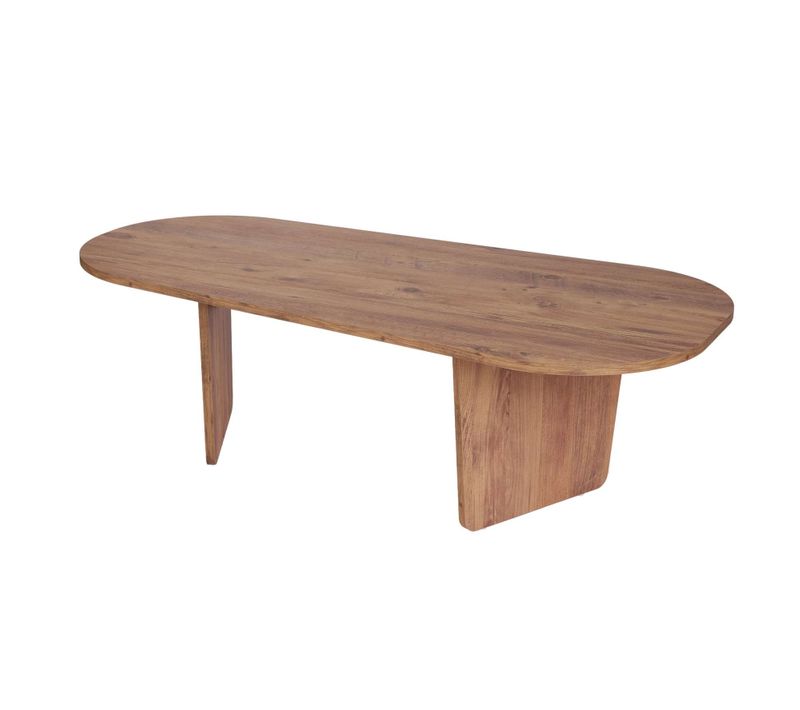 Table Basse En Bois "ovalis" - 130 X 65 X 40 Cm - Pin Atlantique