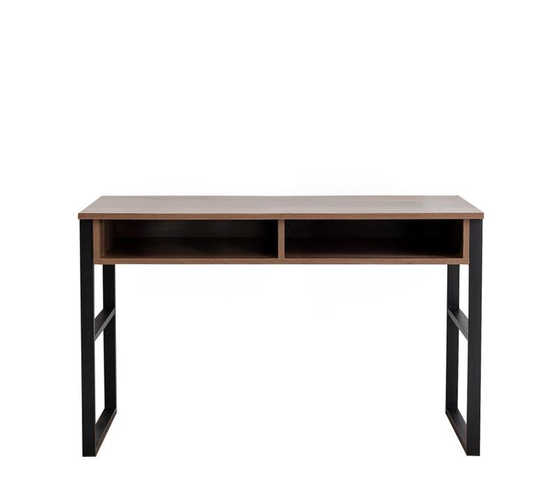 Bureau En Bois "nove" - 120 X 60 X 75 Cm - Noyer