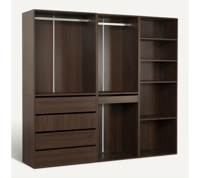 Kit Dressing Modulable "opéra" - 3 éléments - Marron