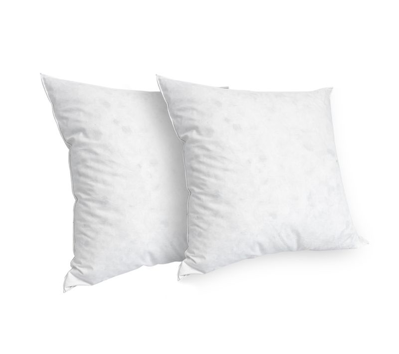 Lot De 2 Oreillers Chambord 60x60 Cm Duvet et Plumes