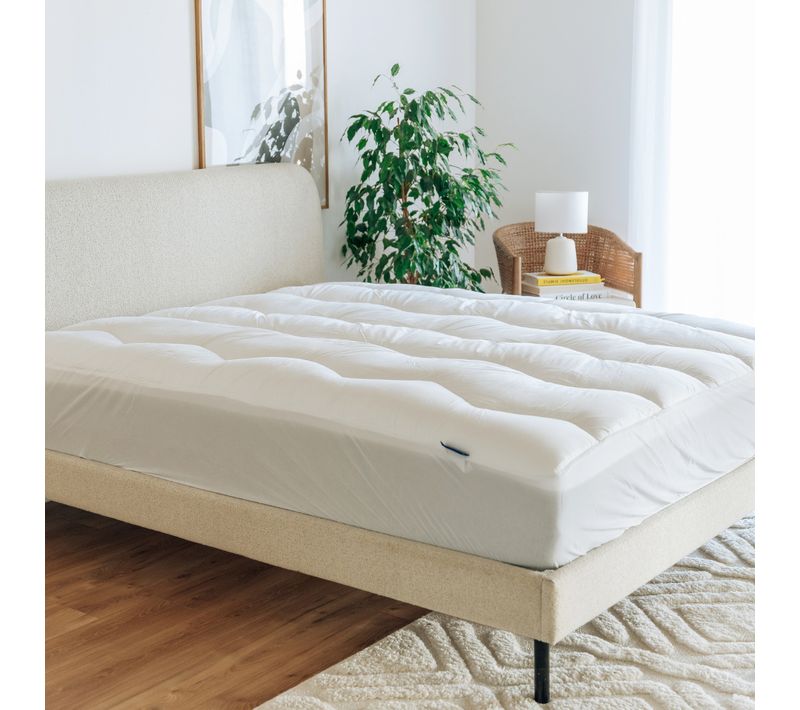 Surmatelas Housse BZ Satin De Coton Pour Canapé Convertible 180x200cm
