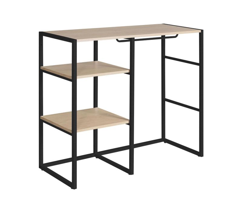 Portant Vêtements Sous Combles Kadra Penderie Et Étagères 100x85cm