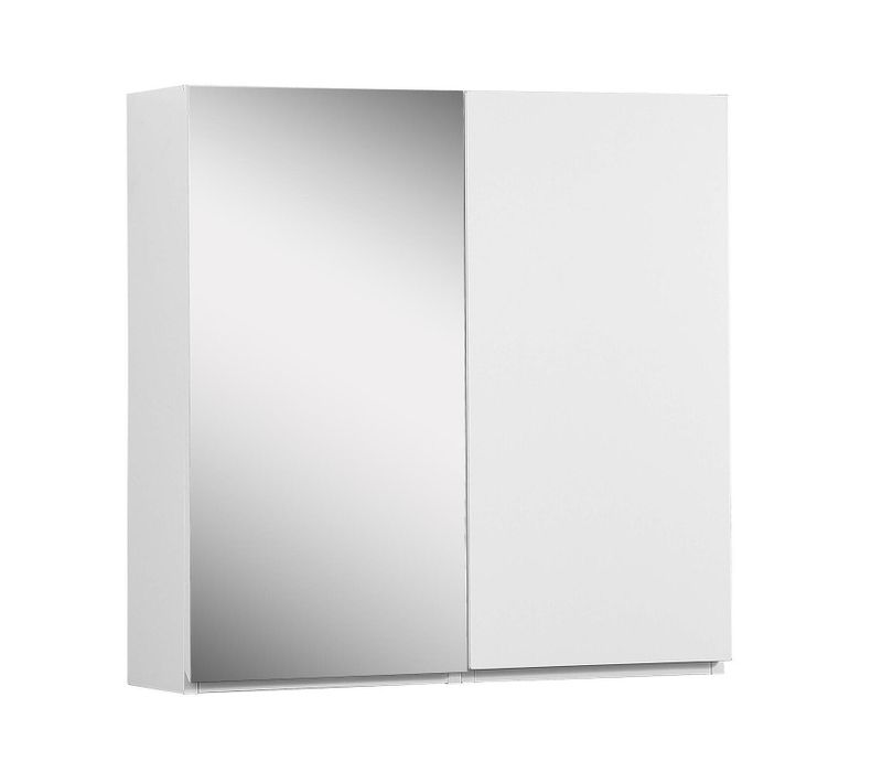 Armoire De Toilette 60cm Double Porte Avec Miroir Will