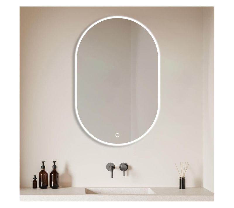 Miroir LED Ovale Avec Rétroéclairage Lumea