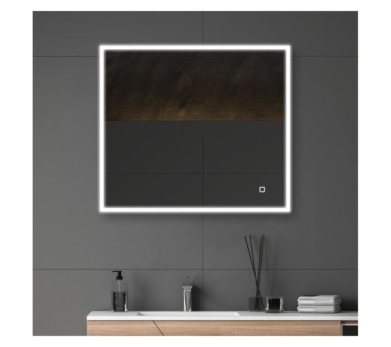 Miroir LED Rectangulaire Cadre Rétro-éclairé Eclips