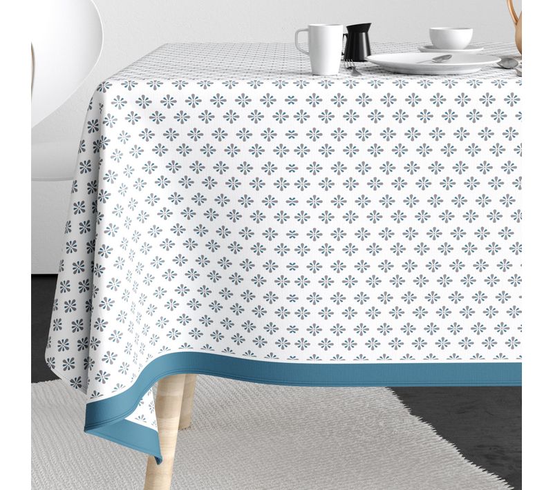 Nappe Rectangulaire Anti Tache 140x250 Cm Coton Clema
