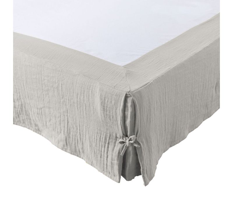 Cache Sommier 140x190 Cm Gaze De Coton Nuage