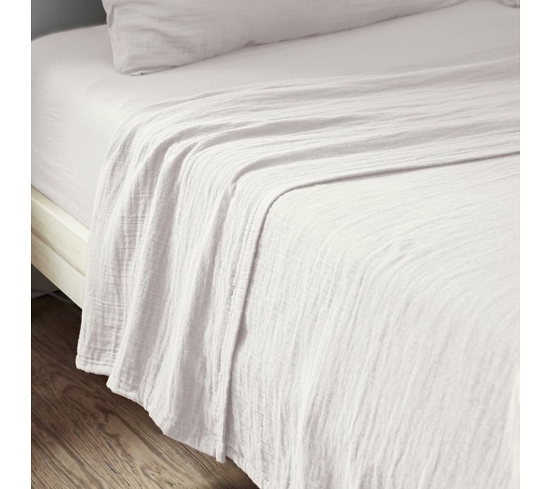 Drap Plat 240x300 Cm Gaze De Coton Chantilly