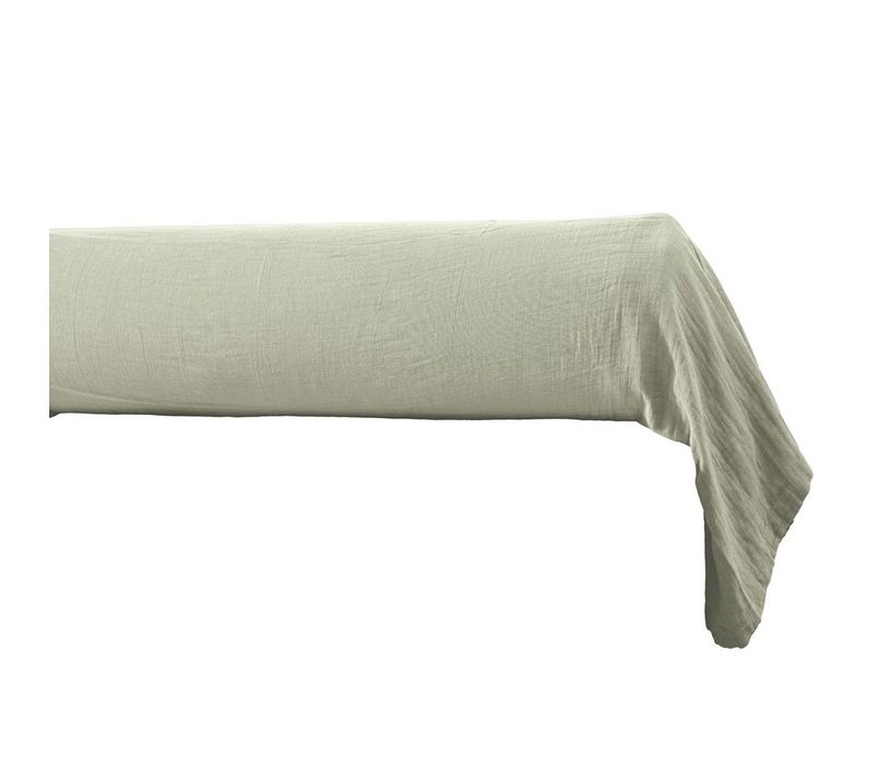 Taie De Traversin 85x185 Cm Gaze De Coton Vert D’eau