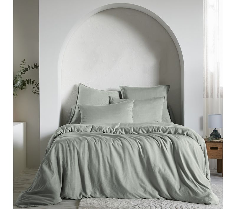 Housse De Couette 220x240 Cm Lyocell Lichen