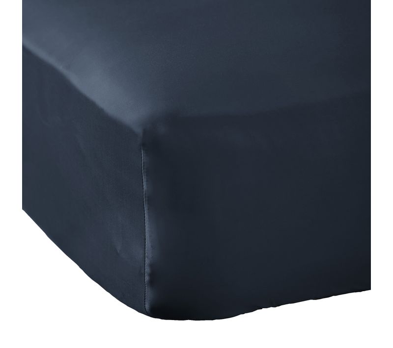 Drap Housse 180x200 Cm Bambou Minuit