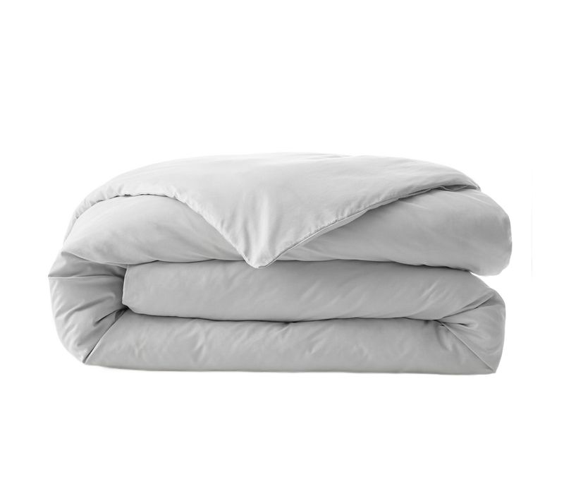 Housse De Couette 200x200 Cm Percale De Coton Neige