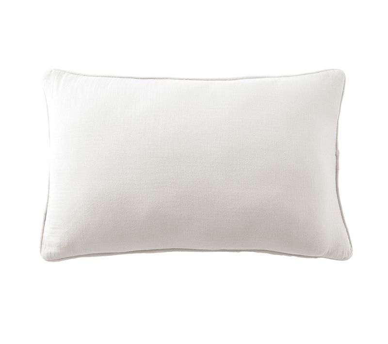 Coussin Rectangulaire Déhoussable 40x60 Cm Gaze De Coton Terra Chantilly