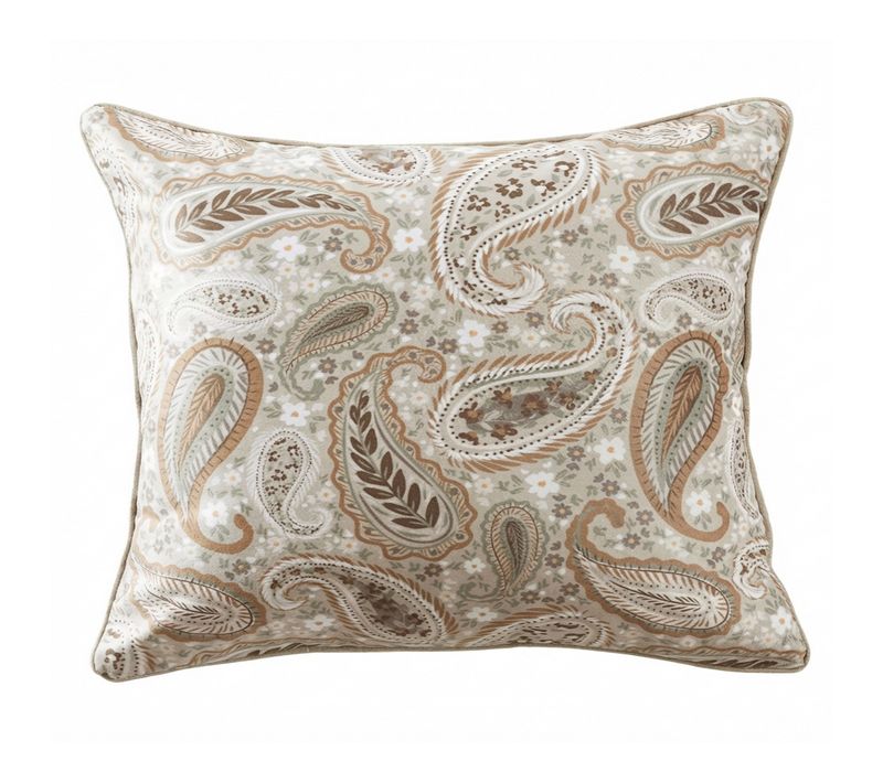 Coussin Rectangulaire Déhoussable 40x60 Cm Velours De Coton Valentine