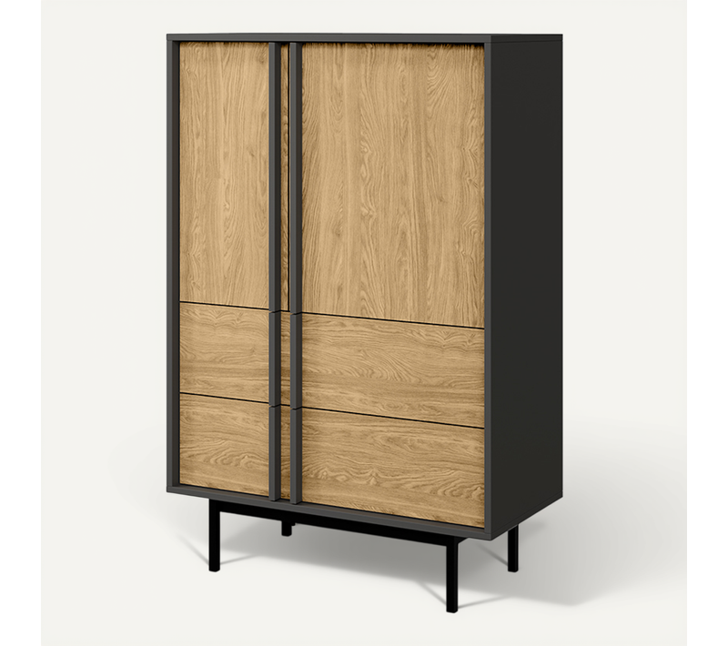 Buffet - L.83 X H.127 X P.43 - Adsy - Bois