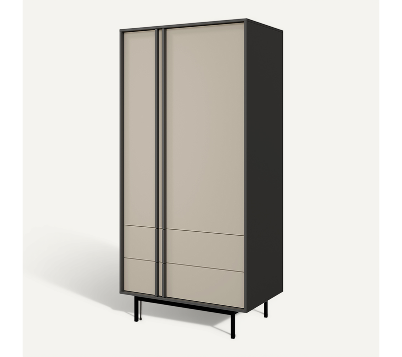Armoire Haute - L.93 X H.195 X P.60 - Adsy