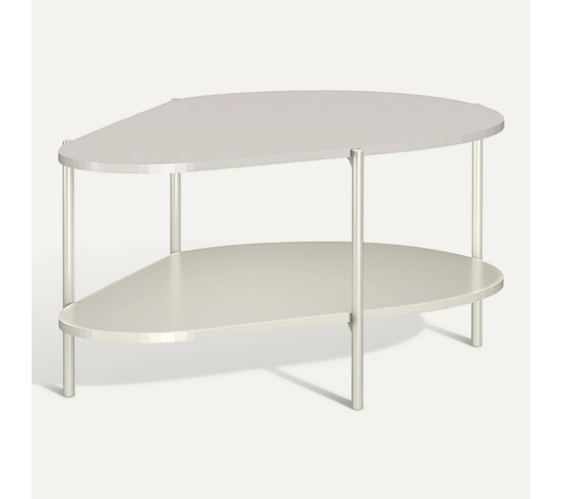 Table Basse - L.90 X H.45 X P.65 Cm - Amari - Cachemire