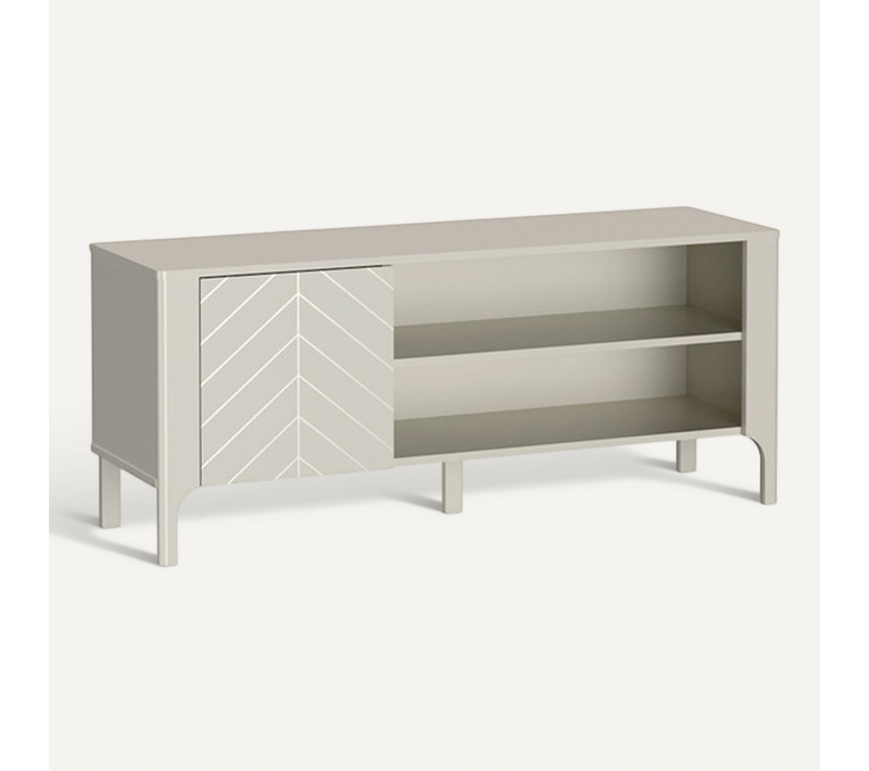 Meuble TV - L.135 X H.57 X P.41 Cm - Amari - Cachemire