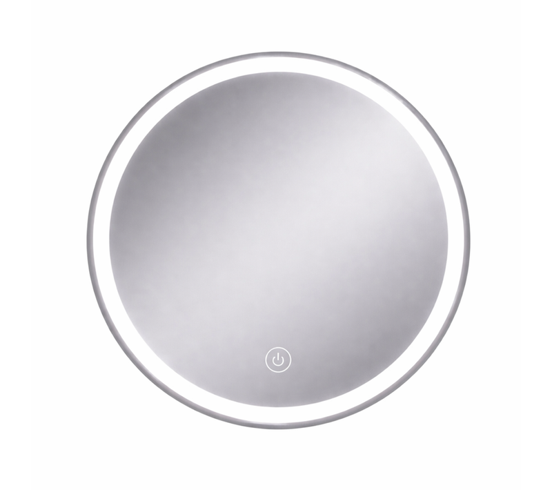 Miroir LED Rond - 60 X 60 Cm - Éclairage LED En Façade - Lumia