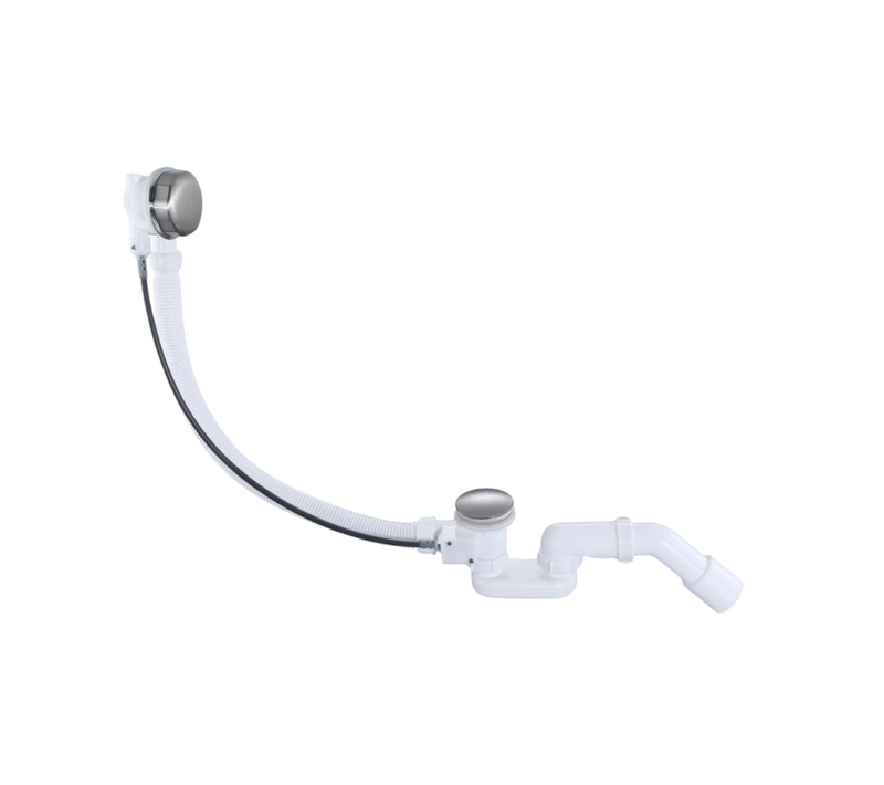 Vidage Baignoire Avec Trop-plein - Bonde Chrome - Flexible