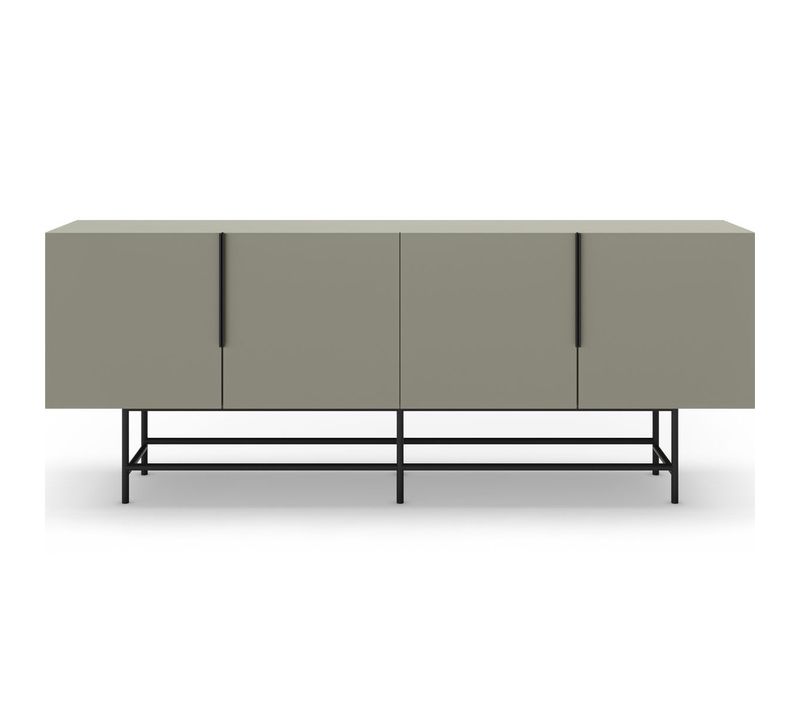 Buffet 4 Portes Vert 200 Cm - Clea