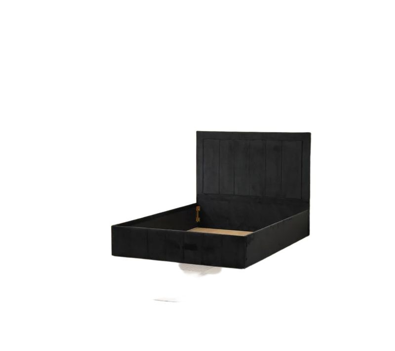 Cadre De Lit Polo Velours 160x200cm