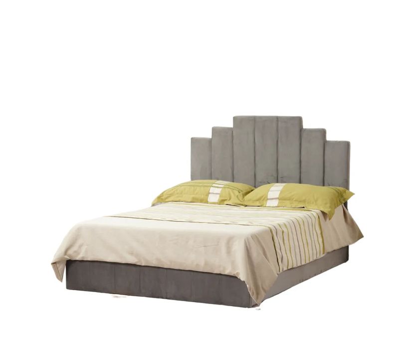 Cadre De Lit Piano Velours 140x190cm