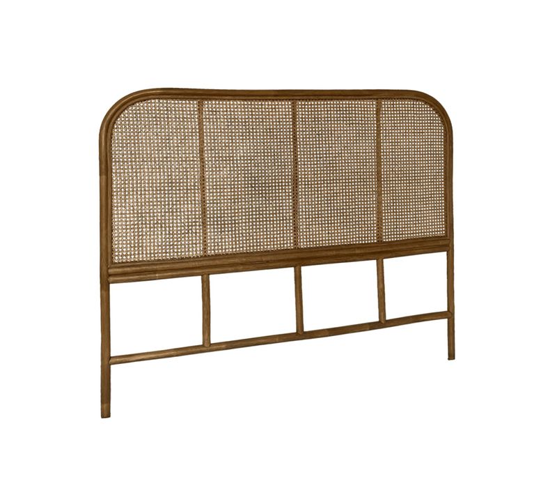 Tête De Lit En Rotin Naturel Et Cannage. L 140 X P3 X H110cm