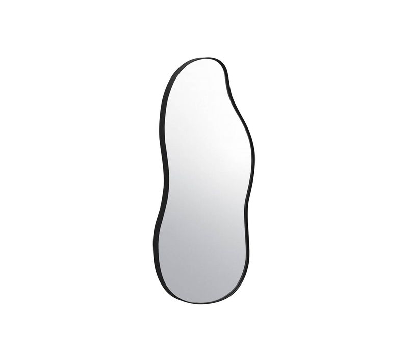 Miroir Organique En Métal Noir Harlow