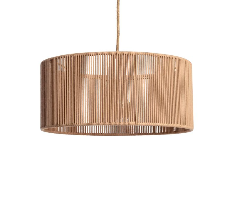 Suspension Luminaire Chanvre Zélie Naturel D. 40cm