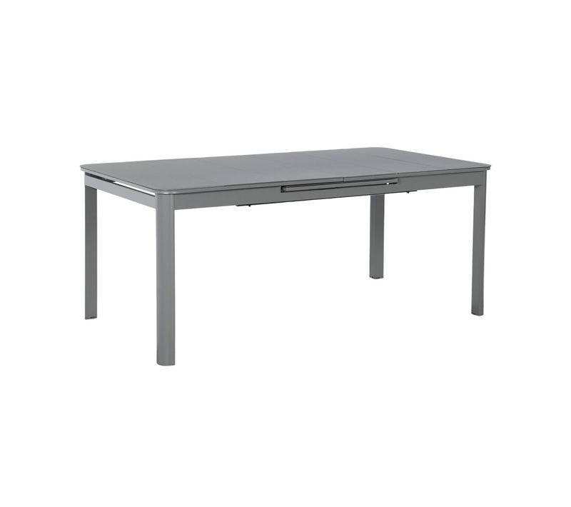 Table De Jardin Extensible Aluminium 8 Places Anthracite - Soria