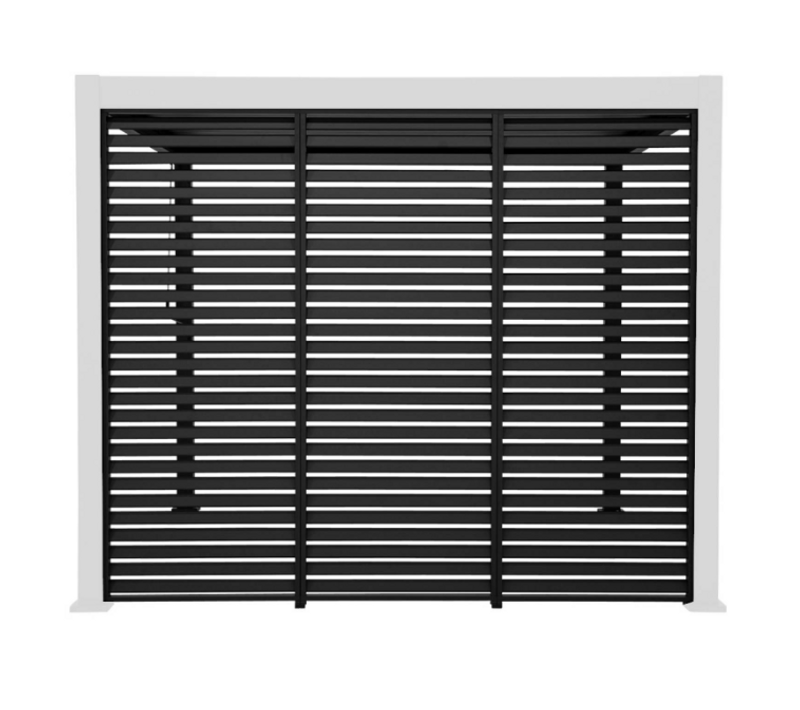 Lot De 3 Persiennes Anthracite 100cm Pour Pergola Bioclimatique aluminium 3x3m V2 4x3m 6x3m