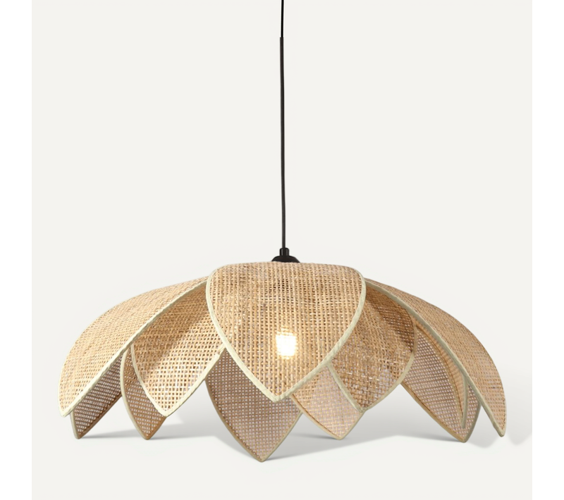Suspension Tendance En Rotin Tressé - Mariella