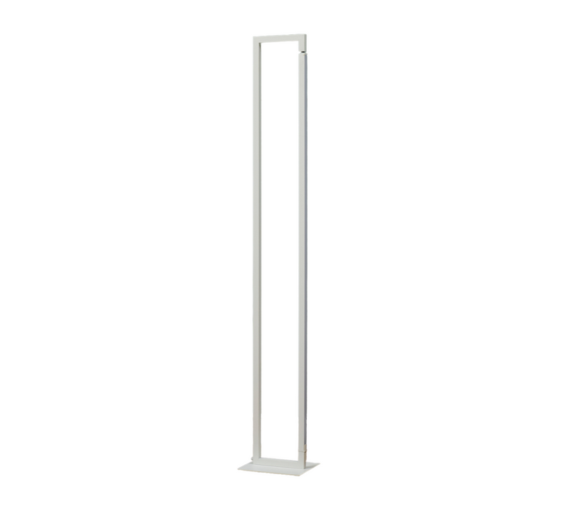 Lampadaire Blanc Avec Pied Pivotant Variateur Intégré 140 Cm - Laka