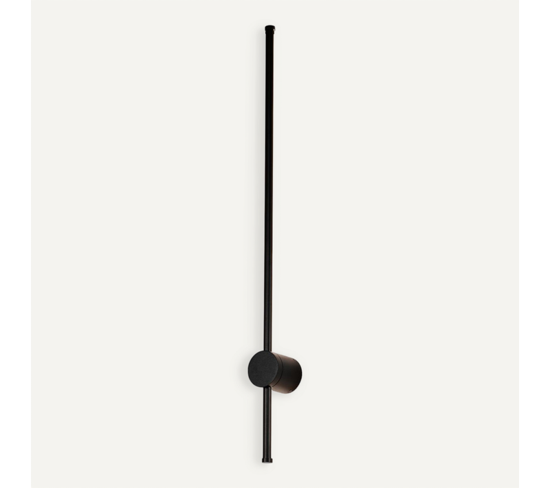 Applique LED Noire Minimaliste 97 Cm Design Fin Ip54 - Nikolai