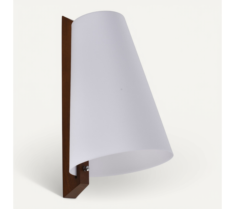 Applique Blanche Et Bois Ambiance Douce Et Chaleureuse - Dolzo