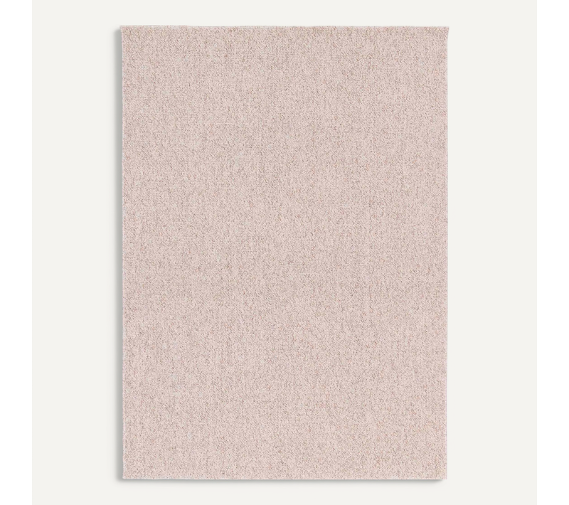 Tapis Lavable Effet Bouclé Tufté Crème Multicolore 200x290