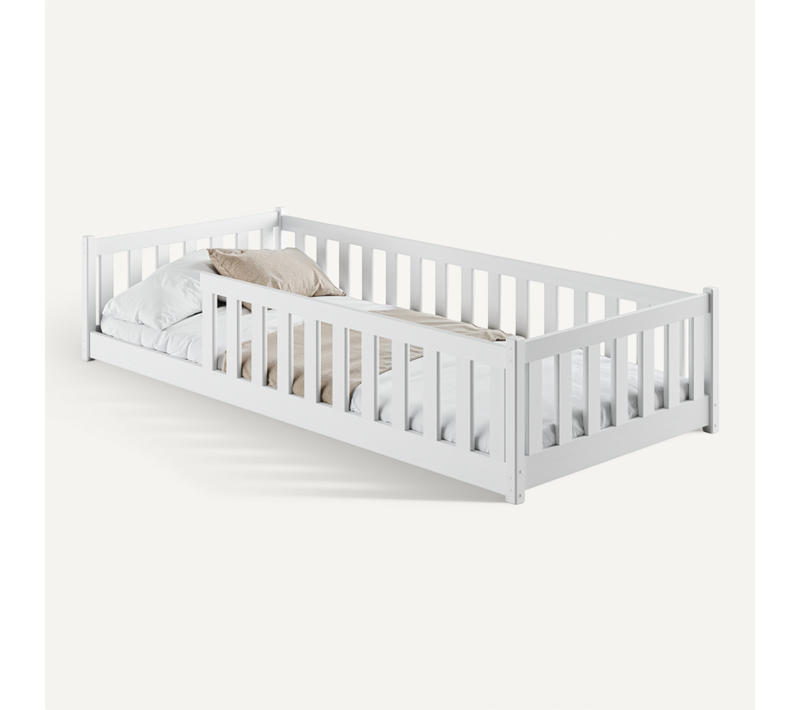 Lit Enfant Stela 80x160 Blanc - Blanc