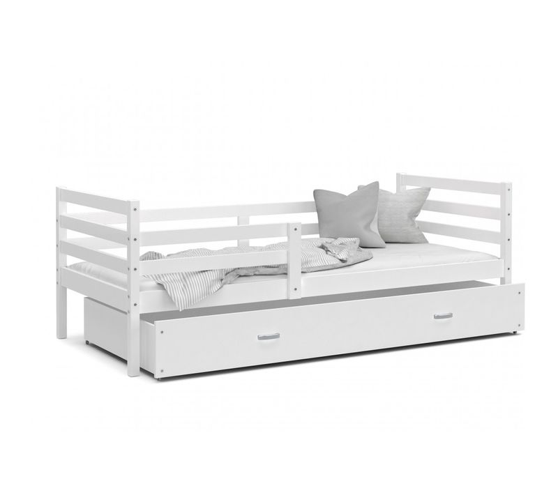 Lit Enfant Milan 90x190 Tiroir Blanc - Blanc
