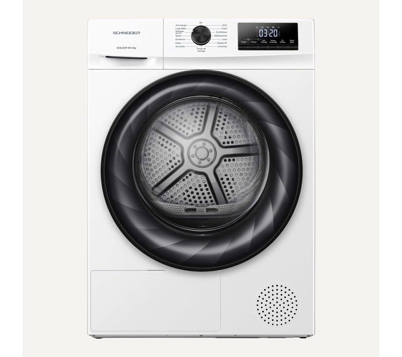 Sèche-linge Pompe à Chaleur 9kg Blanc - Scsl9hp-wd