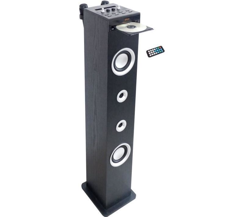 Hp49cd - Tour De Son Bluetooth - Lecteur Cd Et Fonction Karaoké - 100w - Radio Fm - Port USB