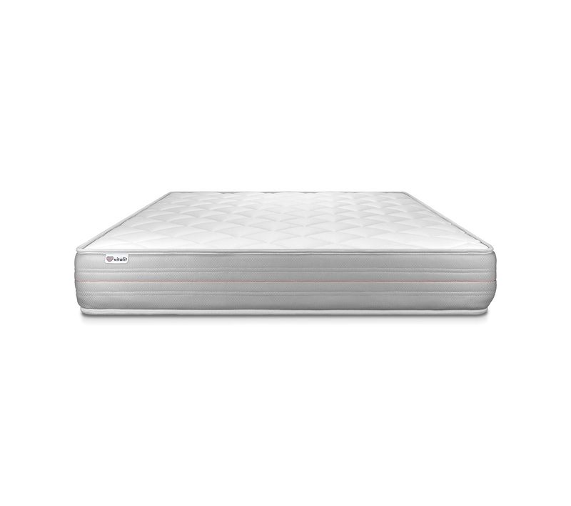 Matelas Mousse 140x190 Vitalmemo Polyurethane à Memoire De Forme - Epaisseur 18cm - Confort Ferme