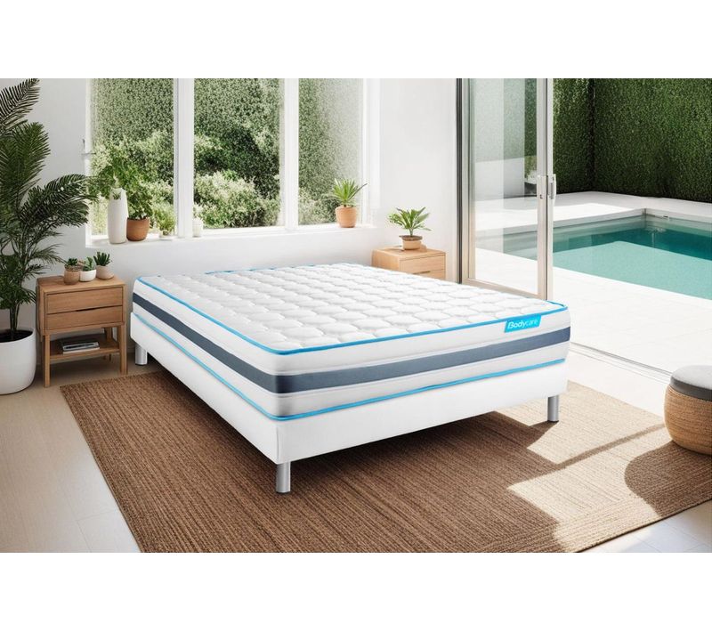 Matelas Ressorts Ensachés 140x200 Bodyzone - Ep: 24cm - Confort Ferme