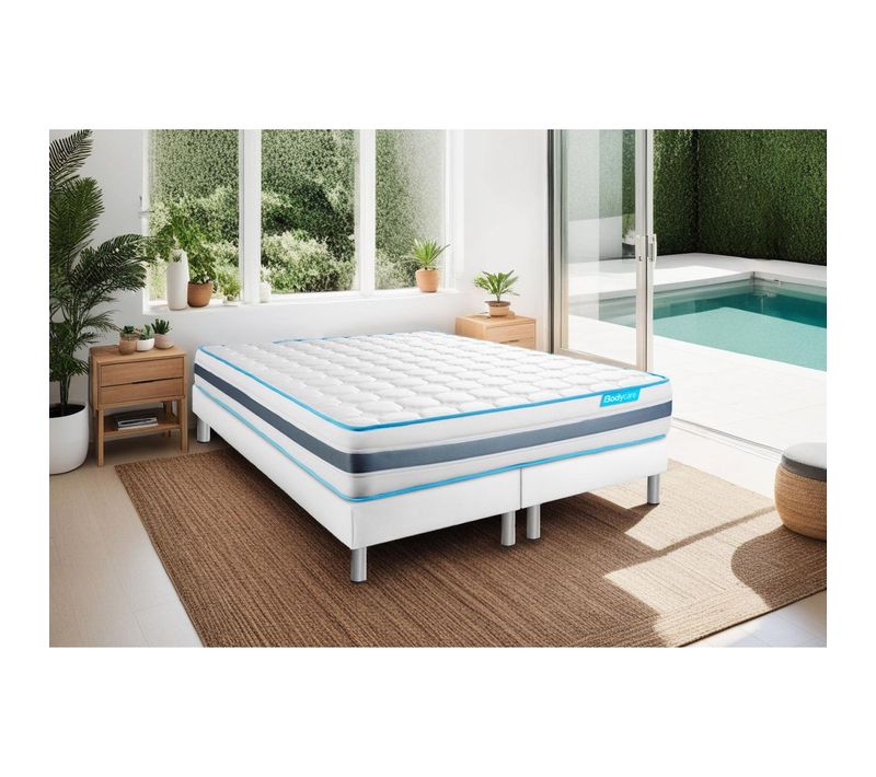 Matelas Ressorts Ensaches 160x200 BODYZONE- Ep: 24cm - Confort Ferme